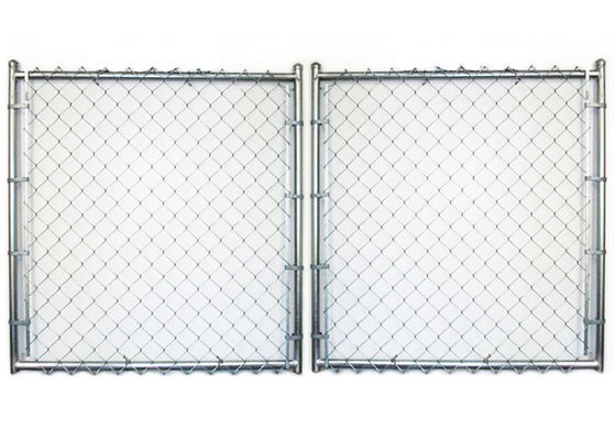 Back Yard Garden Fence Gate PVC Coated Surface Treatment with 10 Gauge